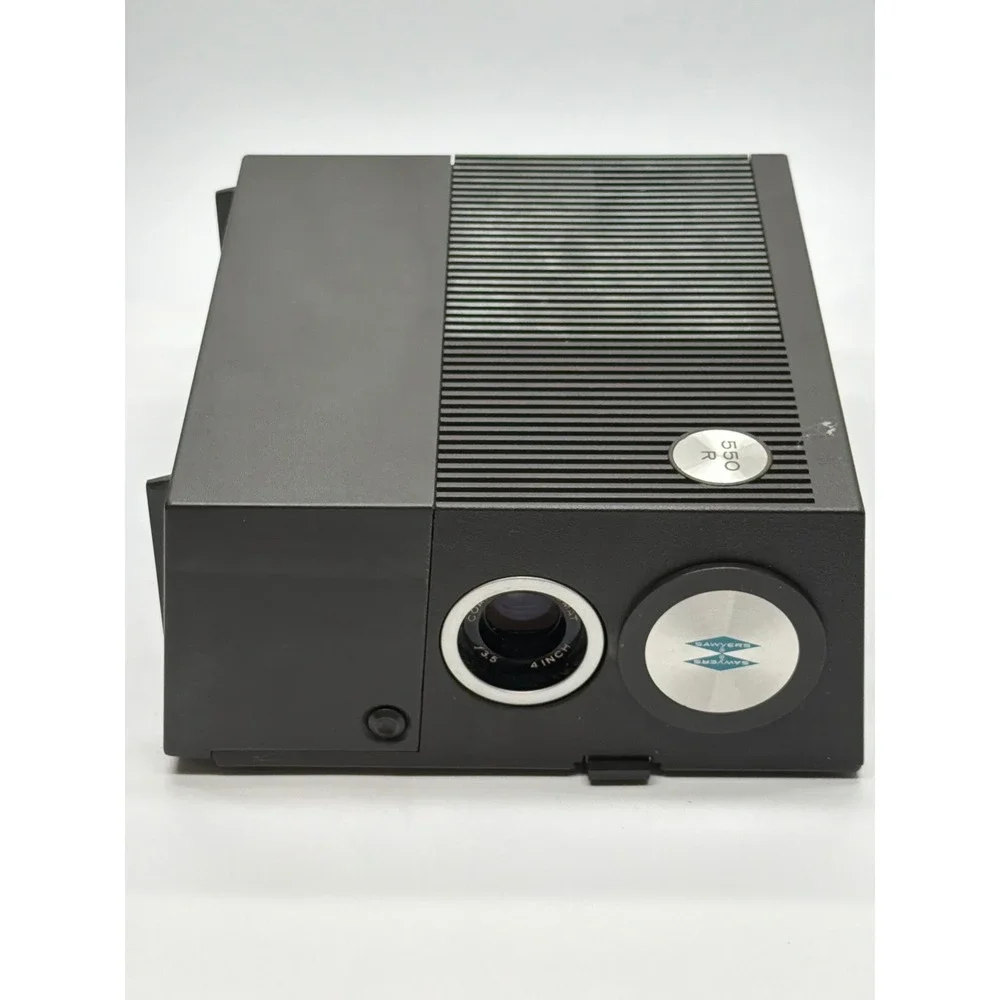 Vintage Sawyers 550R 35mm Slide Projector with Wired Remote and Box